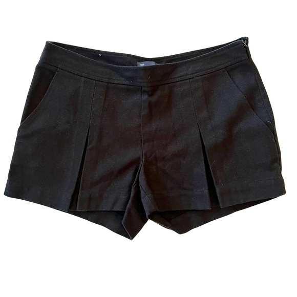 Gap Shorts Dark Navy Blue Tweed‎ Front Pleat - Picture 1 of 4
